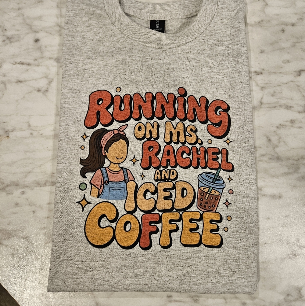 Mama shirt ms rachel and iced coffee cute popular Mom